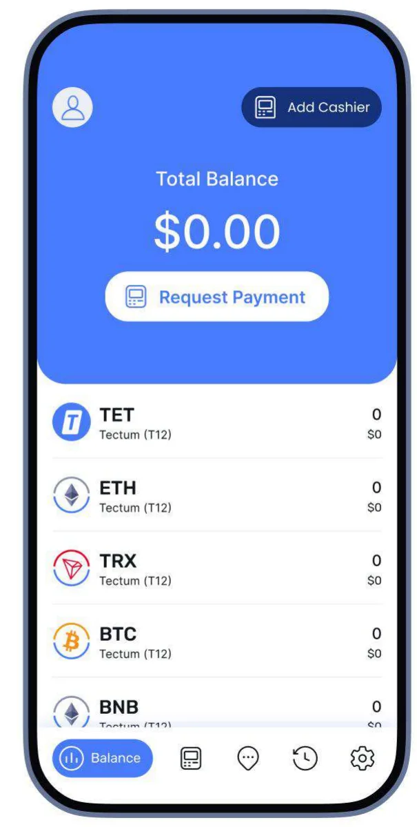 Экран платёжного терминала SoftNote ePoS, изображение 1